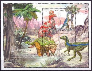 Palau. 2004. 2400-11, bl187-89. Dinosaurs. MNH.