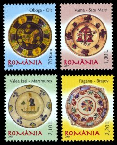 Romania 2007 Scott #4831-4834 Mint Never Hinged