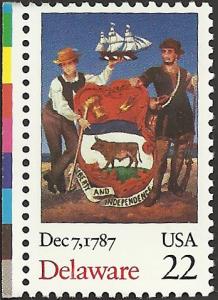 # 2336 MINT NEVER HINGED DELAWARE