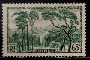 FRENCH GUINEA Scott  143 MH* stamp  expect similar centering