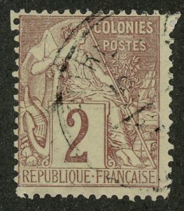 French Colonies 47 Used