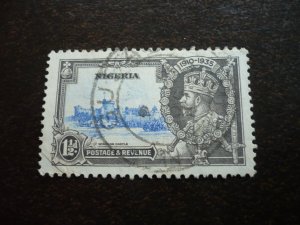 Stamps - Nigeria - Scott# 34 - Used Part Set of 1 Stamp