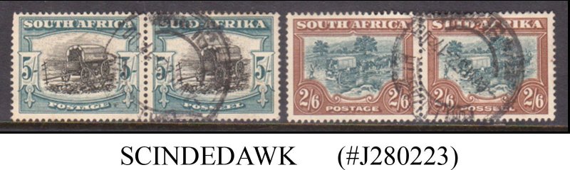 SOUTH AFRICA - 1949 SCOTT#63-64 - 2V PAIR - USED