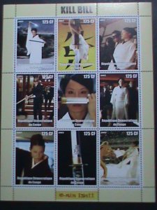 CONGO  2003 BEST MOVIE-KILL BILL  MNH FULL SHEET VF  WE SHIP TO WORLD WIDE