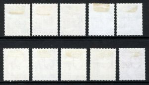 VIRGIN ISLANDS King George VI 1938 Definitive Part Set SG 110 to SG 119 MINT