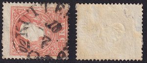 Austria - 1858 - Scott #9 - used - KUTTENBERG fancy pmk Czech Republic 240 pts