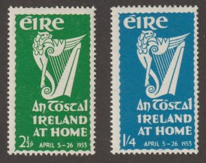 EDSROOM-17405 Ireland 147-48 LH 1953 Complete Irish Harp CV$27.25