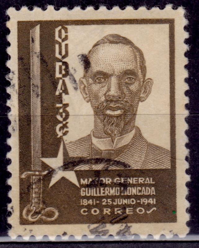 Cuba, 1941, Maj.Gen. Moncada, 3c, Scott# 366, used