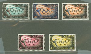 Yemen #98-102  Single (Complete Set)