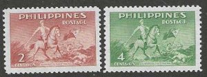 Philippines 535-536  Complete MNH SC:$1.00