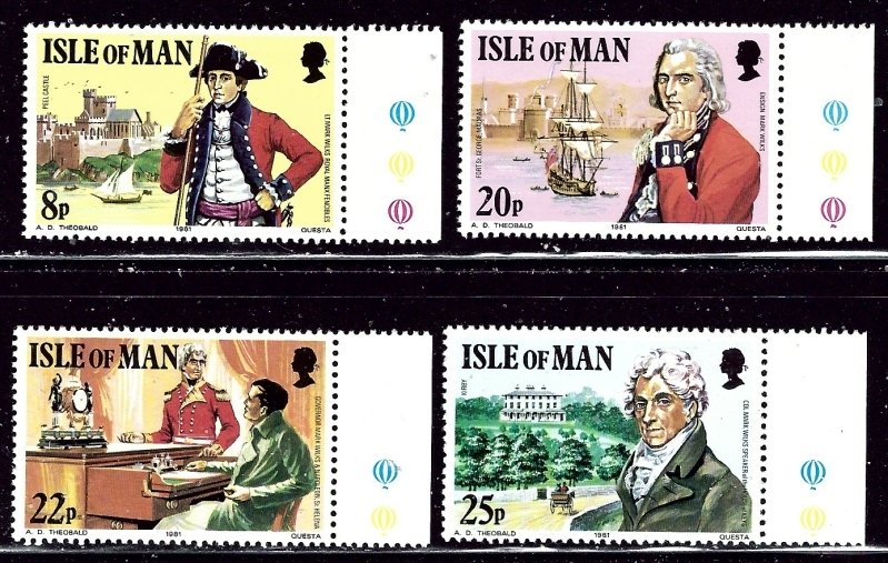 Isle of Man 193-96 MNH 1981 set    (ap3000)