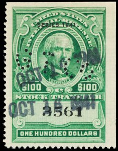 U.S. REV. DATED GREENS RD114  Used (ID # 116262)