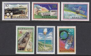 Barbados 512-7 Space Exploration mnh