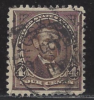 United States Scott # 254, used