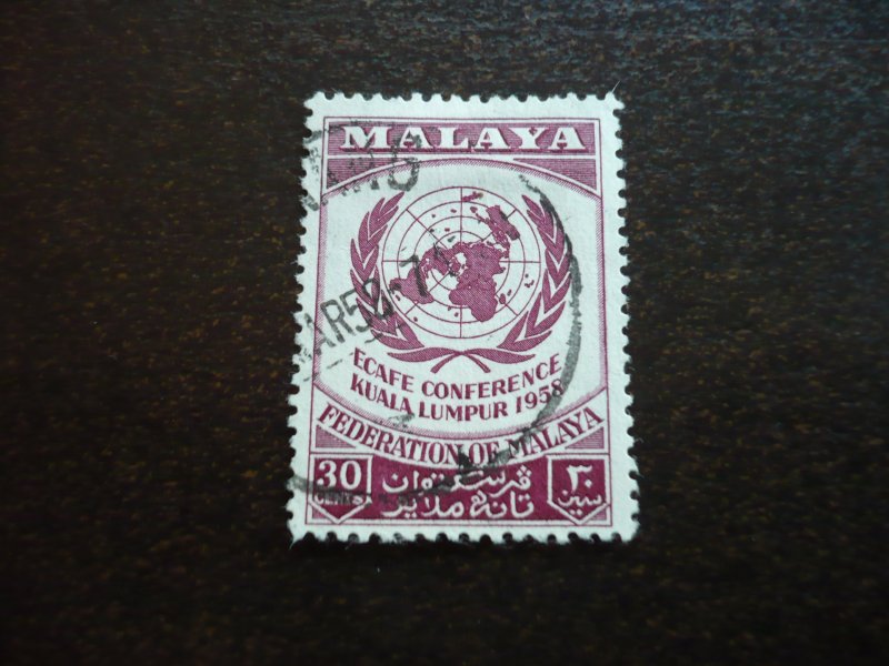 Stamps - Federated Malay States - Scott# 86 - Used Part Set of 1 Stamp