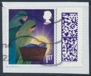 GB Christmas 2022   Bar coded  1st  Class  Used  see details & scan