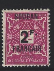 French Sudan Sc#J9 MH