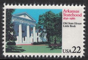 Scott #2167 US Stamp 1986 22c Arkansas Statehood