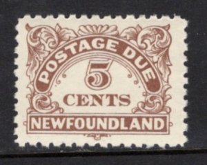 Newfoundland J5 F-VF MNH