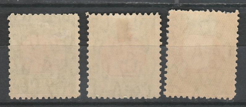 AUSTRALIA 1931 POSTAGE DUE 1/2D 2D AND 4D PERF 11 C OF A WMK