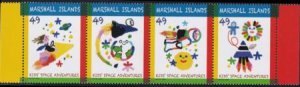 US 1099 Trust Territories Marshall Islands NH VF Kid's Space Strip