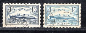 FRANCE SC# 300+300a FVF/U