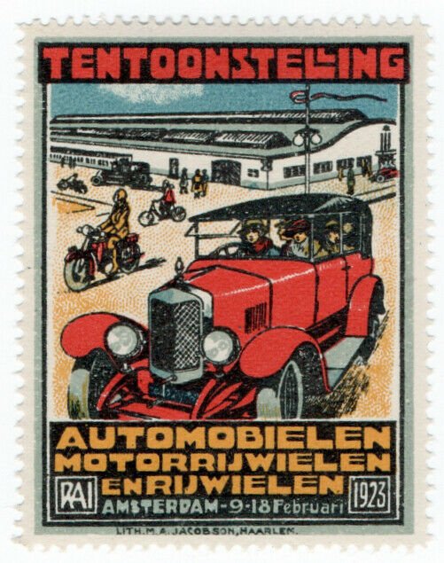 (I.B-CKK) Netherlands Cinderella : RAI Car Show (Amsterdam 1923)