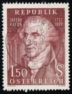 Austria #644 Joseph Haydn; Used (0.45)