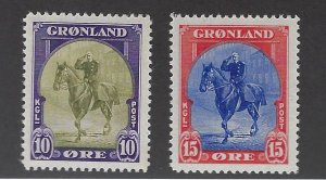 Greenland SCV#13-14 MNH VF SCV$84.00...Popular Country!