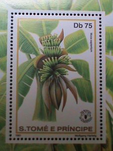 ST.THOMAS-1981 SC#643 WORLD FOOD DAY- BANANA TREES MNH S/S SHEET-VERY FINE