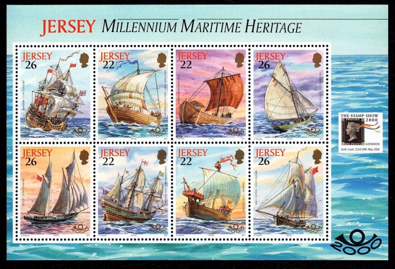 Jersey 2000 Maritime Heritage Mint MNH Miniature Sheet SC 950b