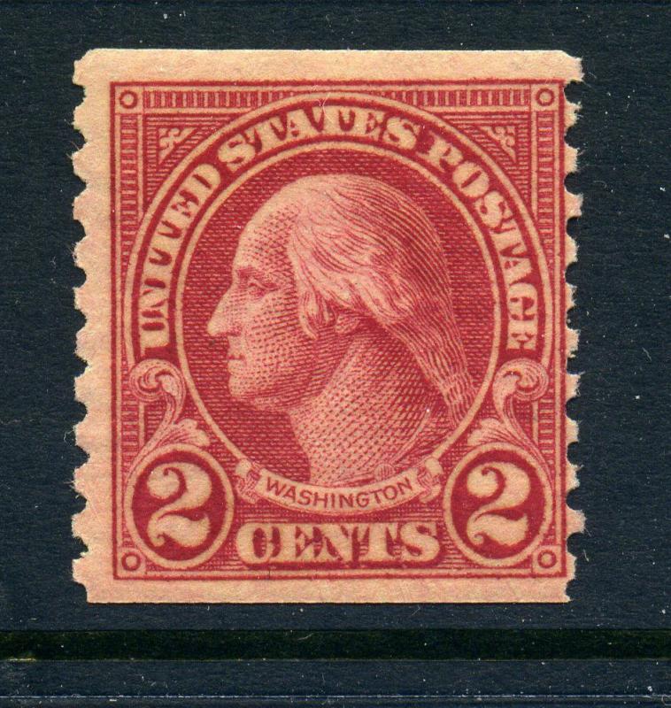 Scott #599A Washington TYPE 2 Mint Coil  Stamp NH (Stock 599A-233)