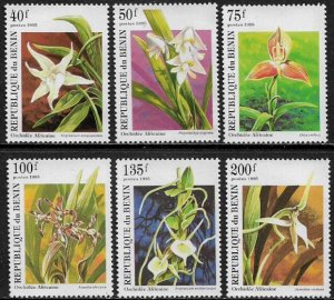 Benin #795-800 MNH Set - Orchids - Flowers