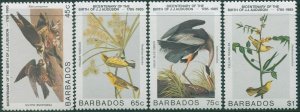 Barbados 1985 SG784-787 Audubon Birds set MNH