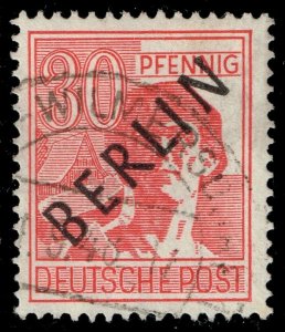 Germany #9N11 Laborer; Used