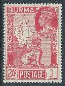 Burma, Sc #68, 2a MH
