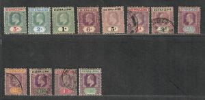 Sierra Leone Sc#77-88 M+U/H/F-VF, Partial Set, Cv. $173