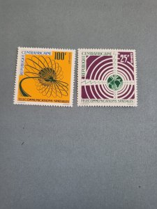 Stamps Central African Republic Scott #25-6 nh