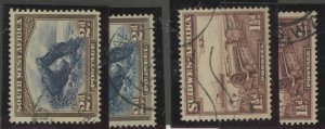 South West Africa #110-111 Used Multiple