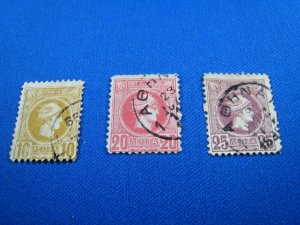 GREECE  -  SCOTT #84-86  -  USED    (wwg23)