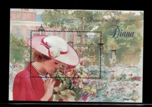 Grenadines 1997 - Princess Diana - Souvenir Stamp Sheet - Scott #1999 - MNH