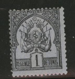 Tunisia Scott 1 MH* 1888 stamp