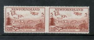 Newfoundland #C13b Very Fine Never Hinged Imperf Pair *With Certificate*