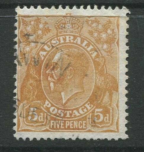 Australia  #120 Used 1932 Single 5p Stamp