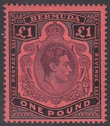 Bermuda 128b, SG121b MNH Perf 14 CV $87.50