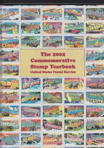 USPS 2002 HARDCOVER YEARBOOK 100% Complete with all Stamps and Sheets MNH