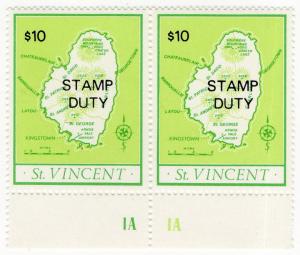 (I.B) St Vincent Revenue : Stamp Duty $10