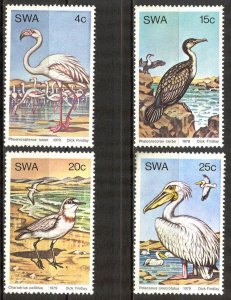 Southwest Africa SWA Namibia 1979 Birds Mi. 458/61 MNH