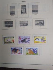 collection on pages Great Britain Isle of Man 1995-2000 HX: CV $149