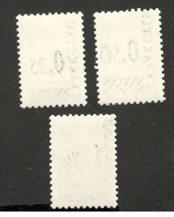 KAZAKHSTAN - MNH 3 STAMPS - OVERPRINT ON RUSSIAN STAMPS